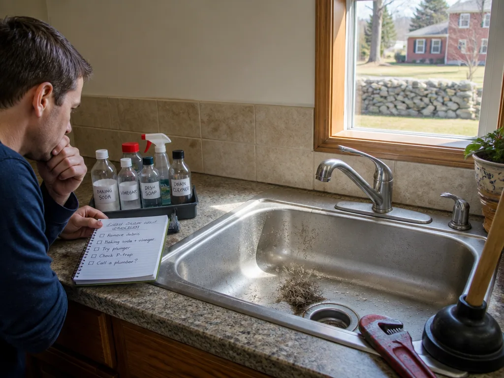 DIY vs When to Call a Pro for a Slow Draining Sink