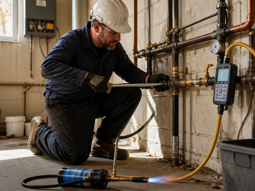 Gas Line Repair